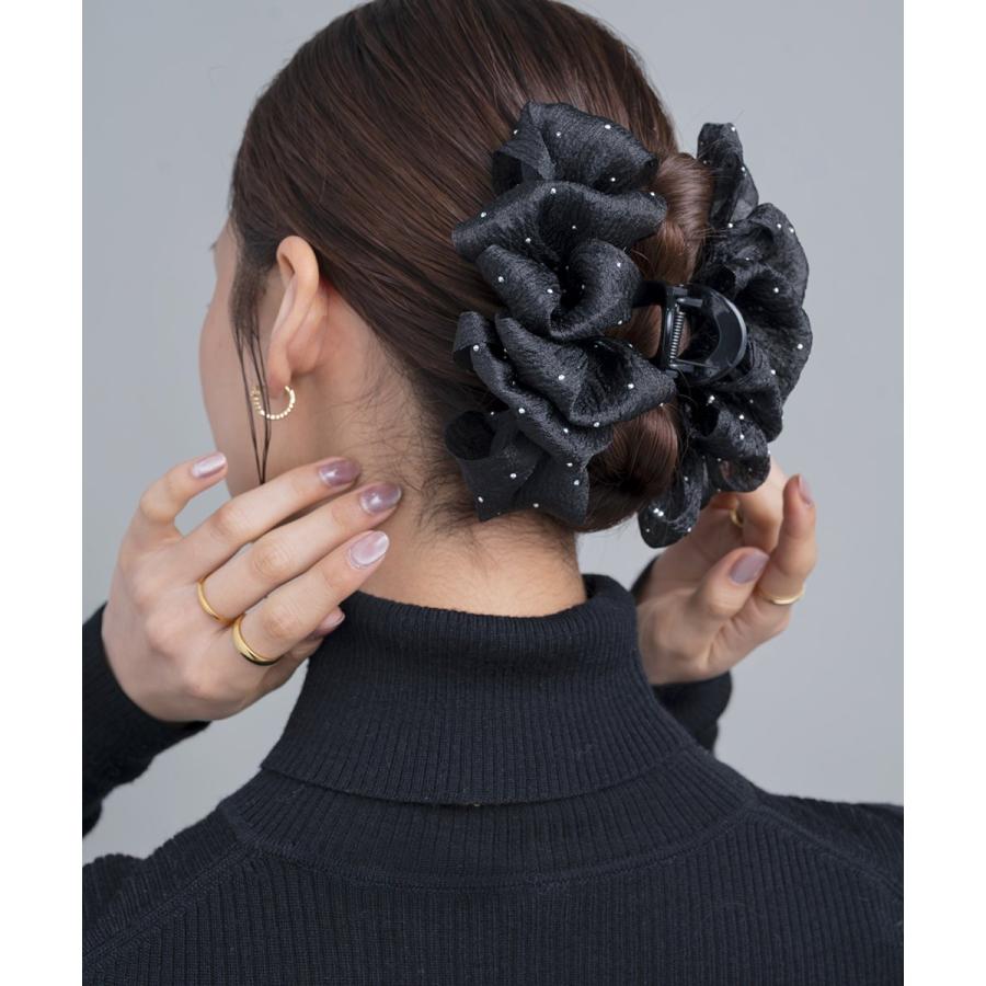 Cream dot.（クリームドット） バンスクリップ ヘアクリップ シフォン