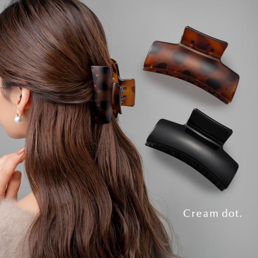 Cream dot.（クリームドット） バンスクリップ スクエア ヘアクリップ