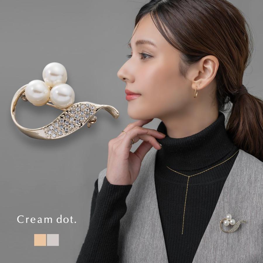 Cream dot.（クリームドット） 【最大30％OFF×全品送料無料】ブローチ