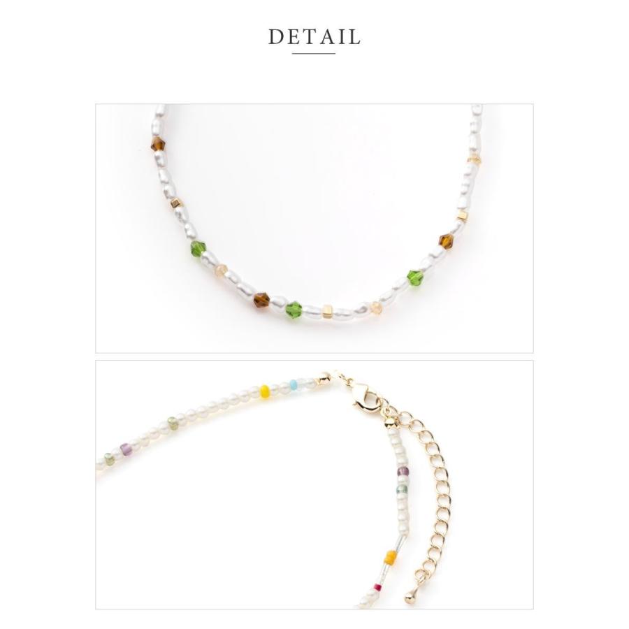 最大75 Offクーポン ネックレス レディース ビーズチェーン ビーズネックレス 上品 エレガント カジュアル フェミニン ゆうパケット送料無料1 490円 Aynaelda Com