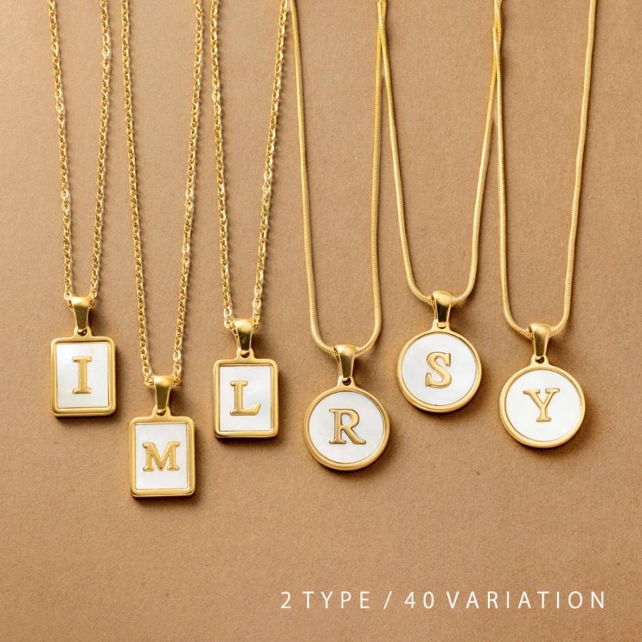 (C110410) K18 YG M ロゴ アルファベット ネックレス トップ my-letters_necklace_m_40cm.jpg
