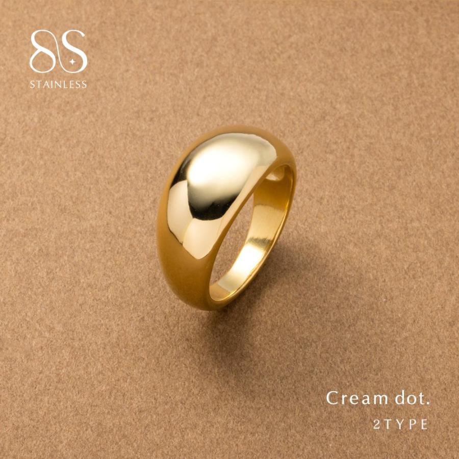 Cream dot. ステンレス製 リング 指輪 金属アレルギー