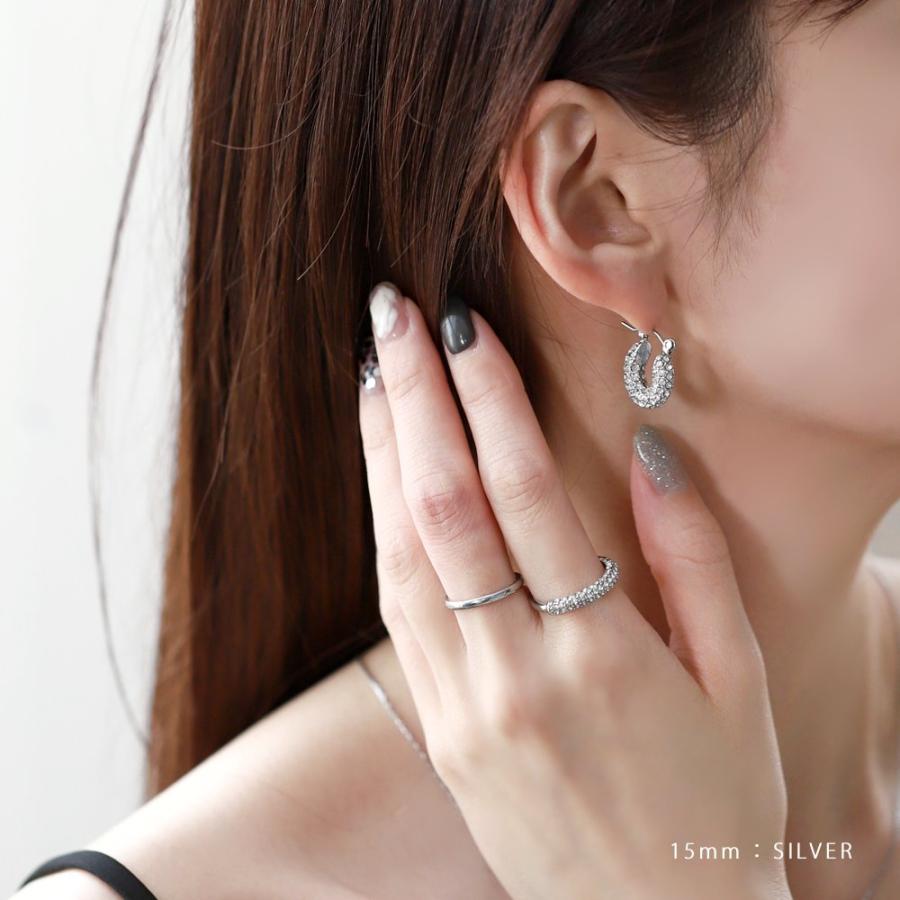 373 AVALANCHE 13mm フープピアス 2つセット 373 AVALANCHE 13mm