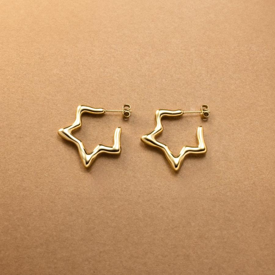 ファロン 14Kゴールドプレーテッドピアス SYMPATHY OF SOUL（シンパシーオブソウル） Valley Hoop Pierce