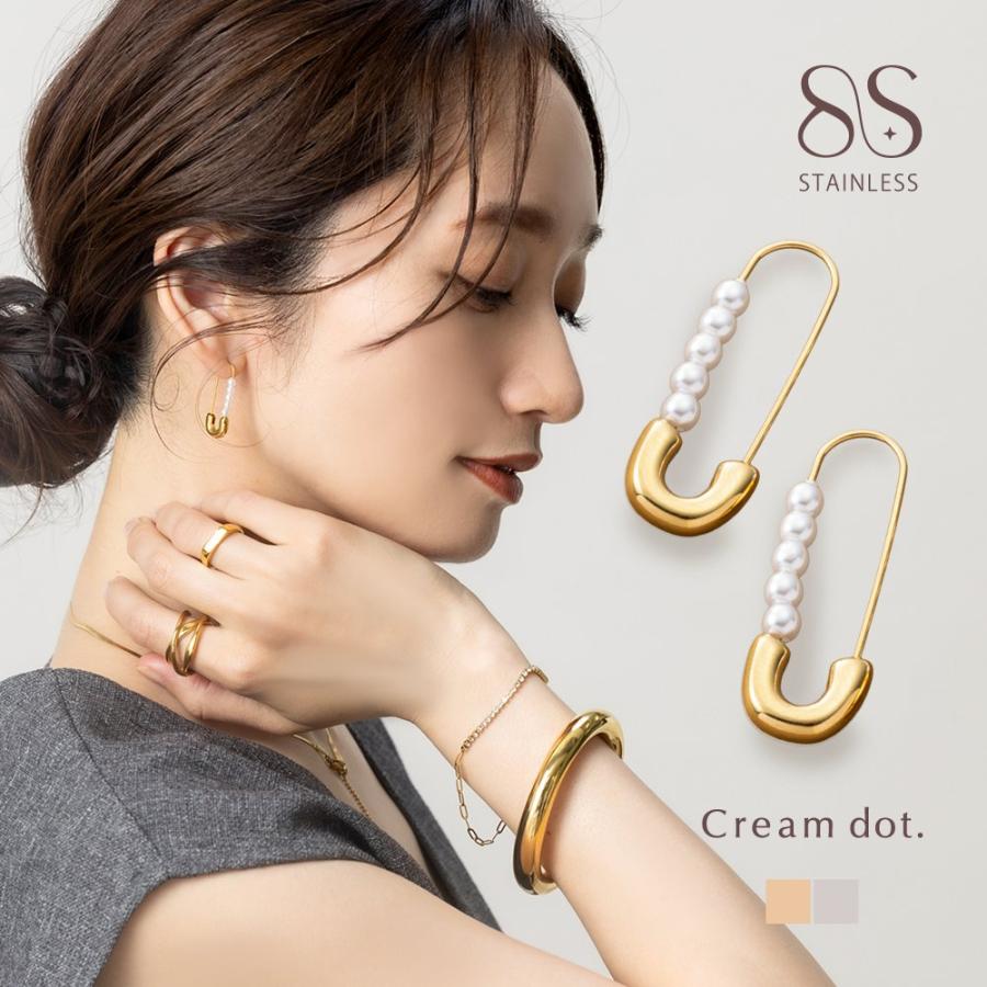 Cream dot.（クリームドット） サージカルステンレス ピアス 金属