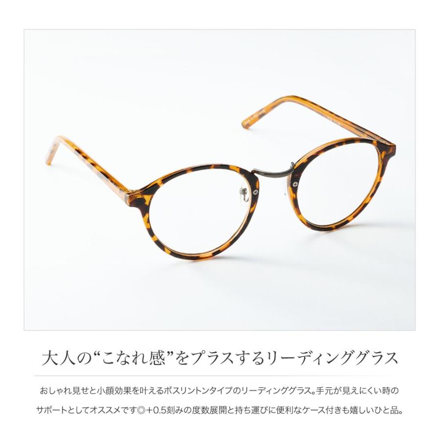 リーディンググラス 老眼鏡 度数 0.5刻み ブルーライトカット PC 