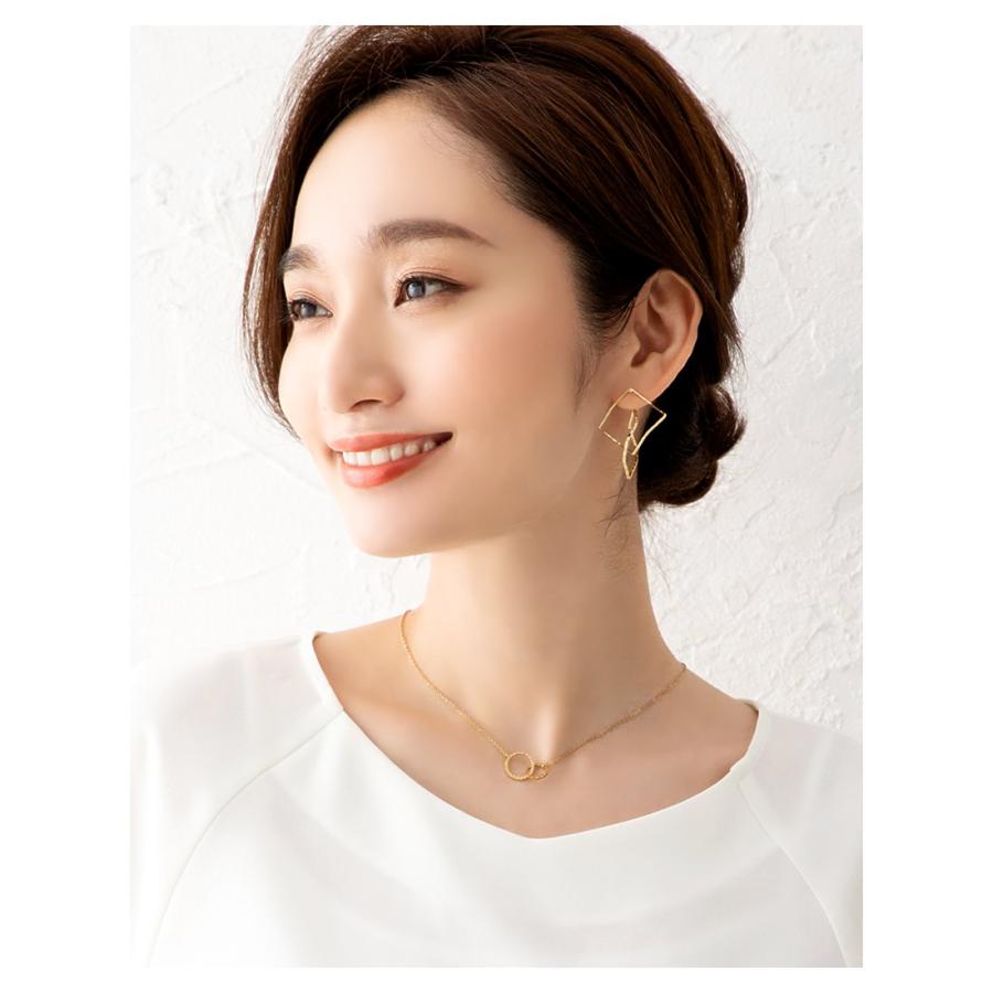 ステンレス製 ネックレス 低アレルギー レディース たたき加工 マット つや消し 艶消し サージカルステンレス 大人 ゆうパケット送料無料 Cream Dot 通販 Paypayモール