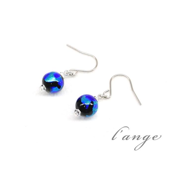L'ange（ランジュ） 純チタンピアス ホタルガラス 金属アレルギー対応