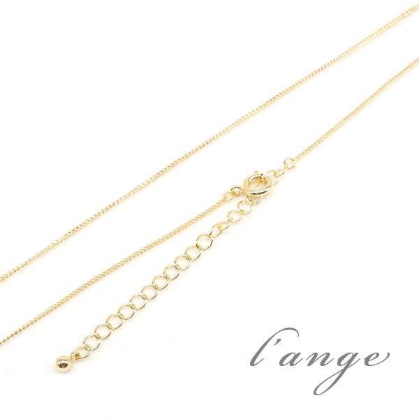 L'ange ネックレス ターコイズ トルコ石 雫形 アジャスター付