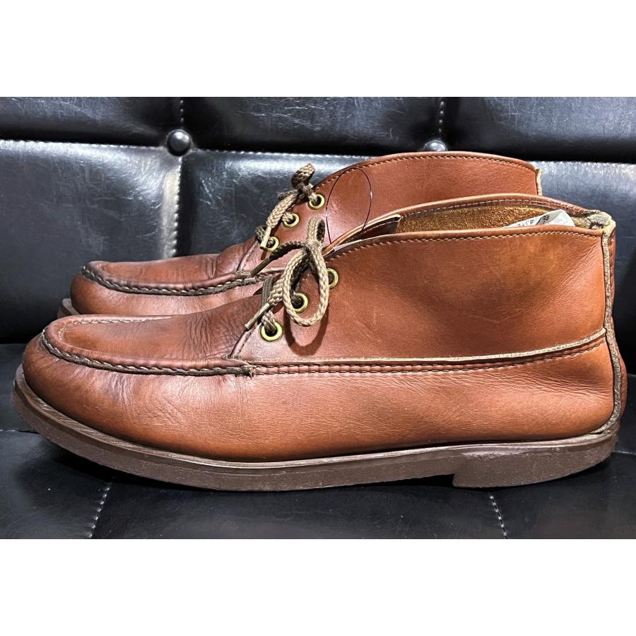 USA製 ラッセルモカシン 希少 チャッカブーツ 9E 27cm ブラウン 4838 