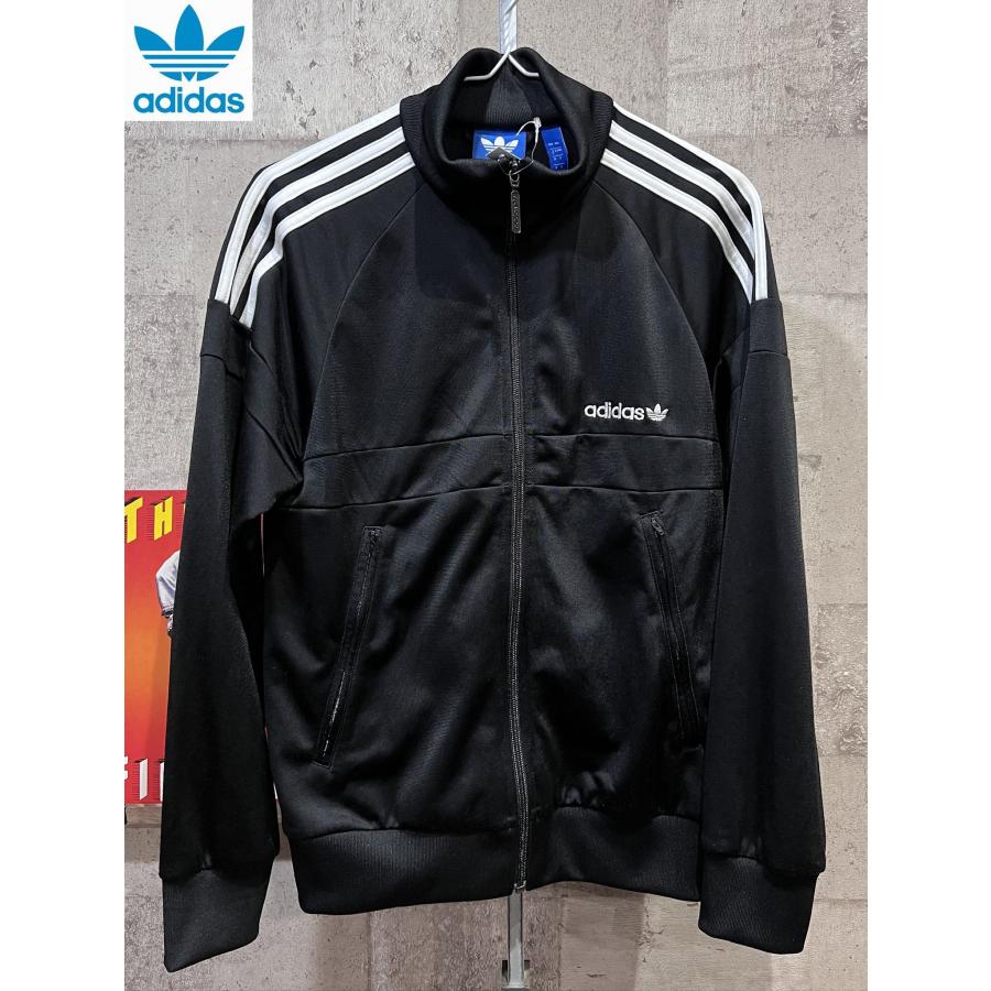adidas アディダストラックジャケットジャージ黒メンズS