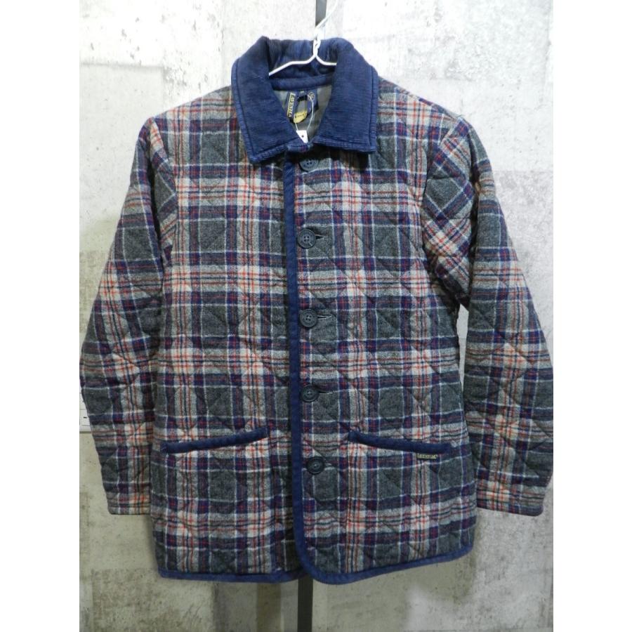 美品 英国製 LAVENHAM チェック柄 ツイード キルティング ジャケット 