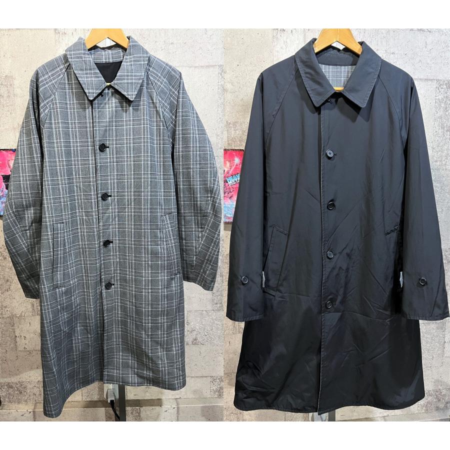 美品 ナノユニバース リバーシブル ステンカラーコート XL メンズ NANO 