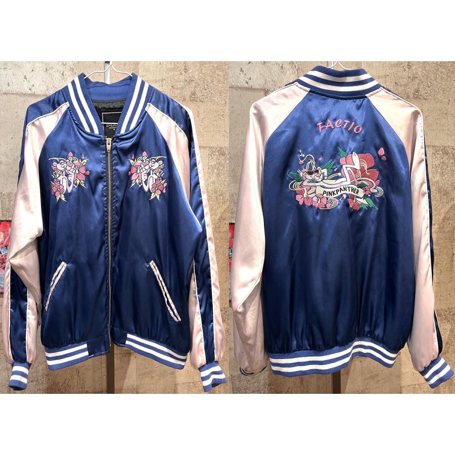 ピンクパンサー スカジャン L メンズ キャラクター PINK PANTHER  