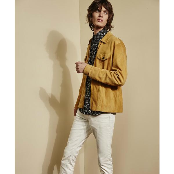 極美品 送料込 定価71500円 PRETTY GREEN スウェード ジャケット 