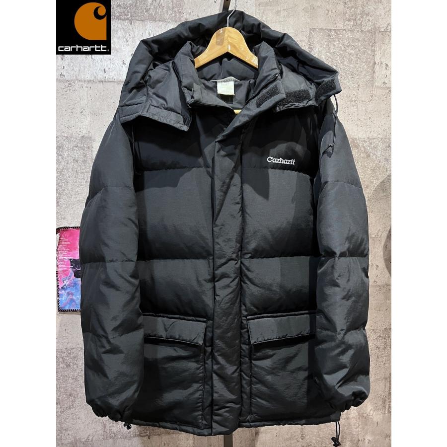 送料込 カーハート ダウンジャケット L メンズ ブラック carhartt  