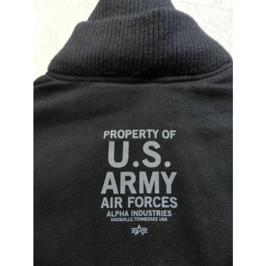 送料込 美品 ALPHA U.S.ARMY AIR FORCE MA-1C MC ライディングジャケット 黒 L アルファ バイク プロテクター ライダース｜creep-shopping｜06