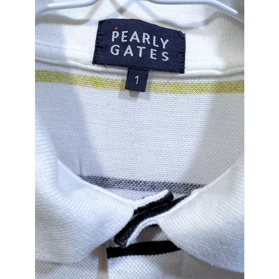 パーリーゲイツ ボーダー柄 半袖 カノコ ポロシャツ 1 メンズ PEARLY GATES｜creep-shopping｜03