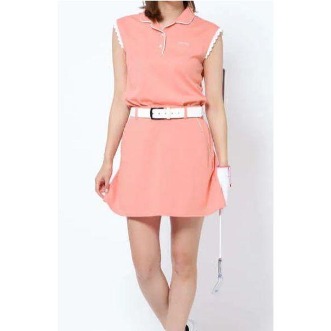 美品 定価25300円 PING GOLF レディース ノースリーブ フレアスカート  