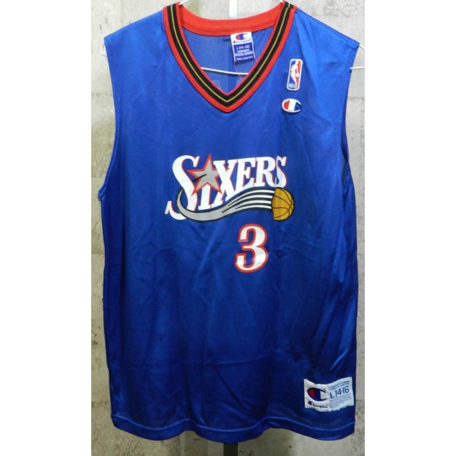 美品 90年代 ジュニアL 14-16 チャンピオン NBA 76ers シクサーズ 