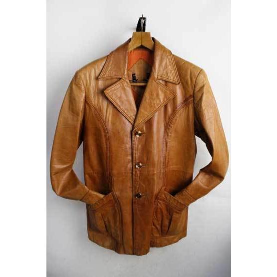 人気激安 VINTAGE 全国 ジャンニバレンチノ イタリア GIANNI 羊革 茶