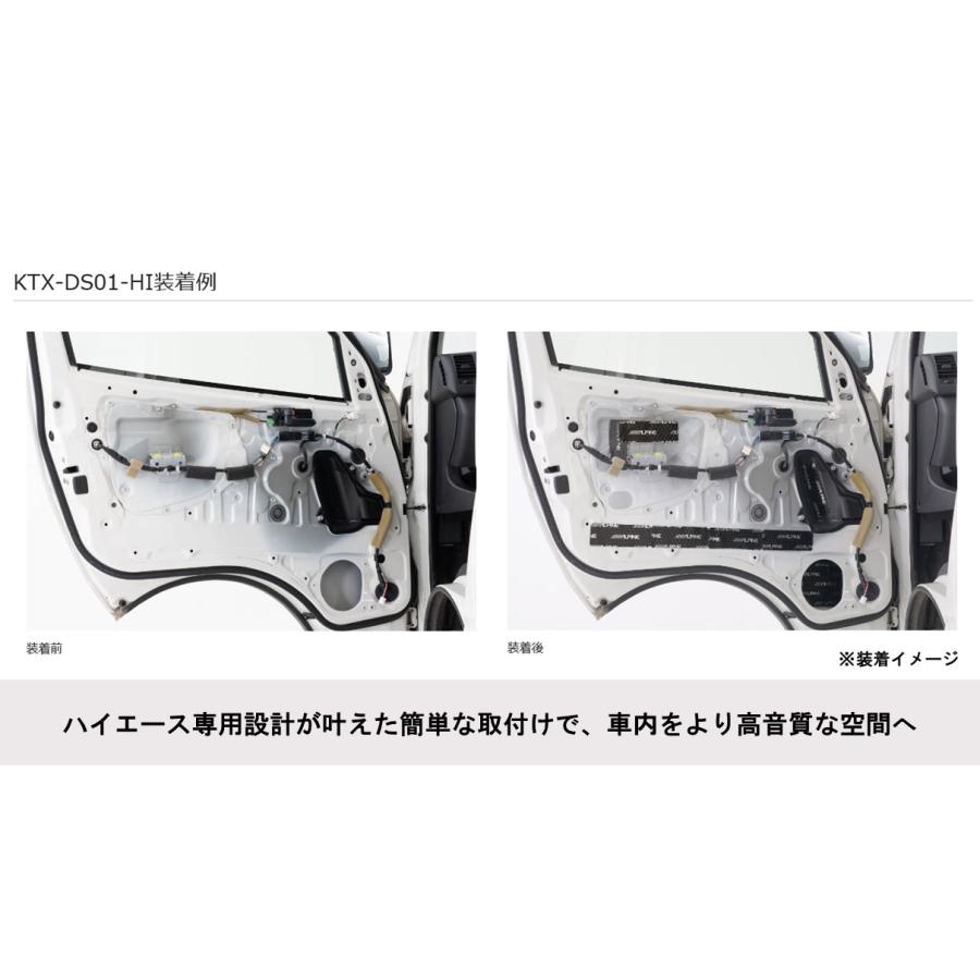 ALPINE(アルパイン) トヨタ・ハイエース 車種専用デッドニングキット KTX-DS01-HI | ALPINE | 01