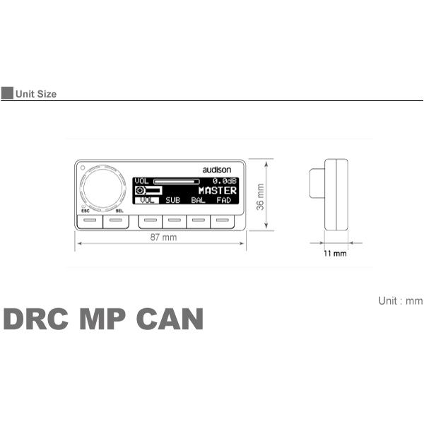 在庫あり即納!!】AUDISON オーディソン DRC MP CAN Forza 在庫あり即納!!】AUDISON オーディソン DRC MP CAN Forza