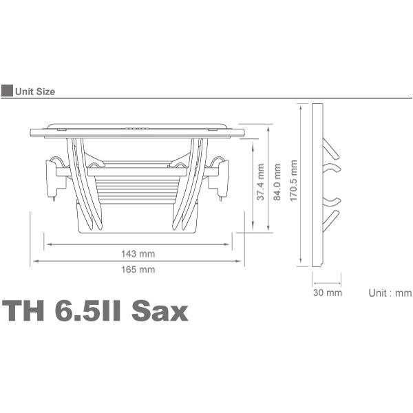 AUDISON オーディソン TH 6.5 II sax ウーファー 165mm(6.5インチ