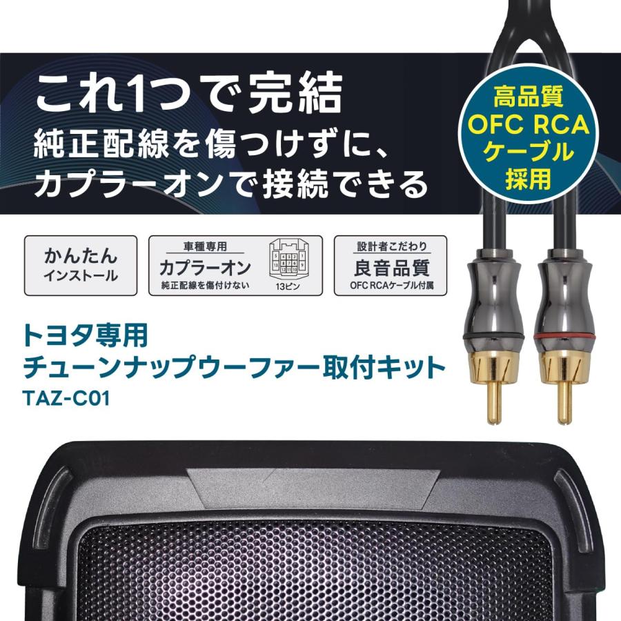 BeatーSonic（ビートソニック） TAZ-C01 チューンナップウーファー取付