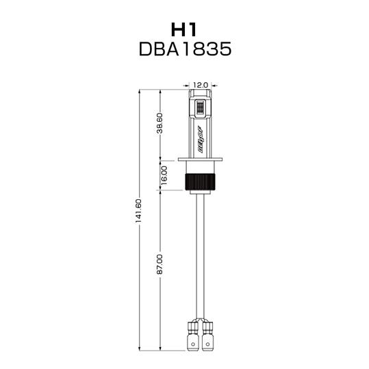 【在庫あり即納!!】ベロフ DBA1835 ヘッドライト・フォグライト用 LEDバルブ プレシャス・レイR H1タイプ 6000K/1800lm 12V 24V 車対応 ハロゲン交換用 | Bellof | 01
