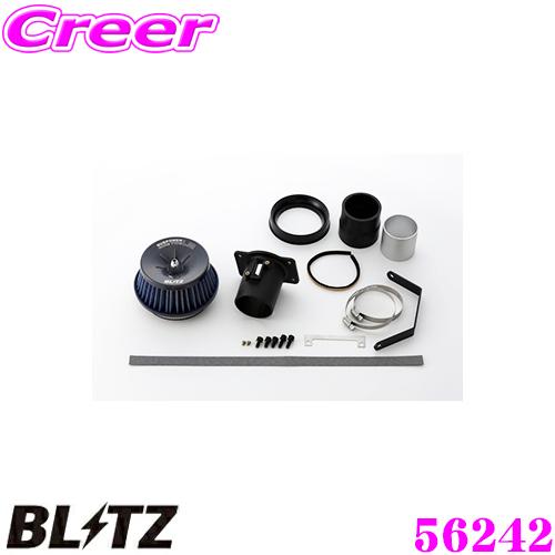 じ BLITZ ブリッツ サスパワー コアタイプLM ブルー エアクリーナー