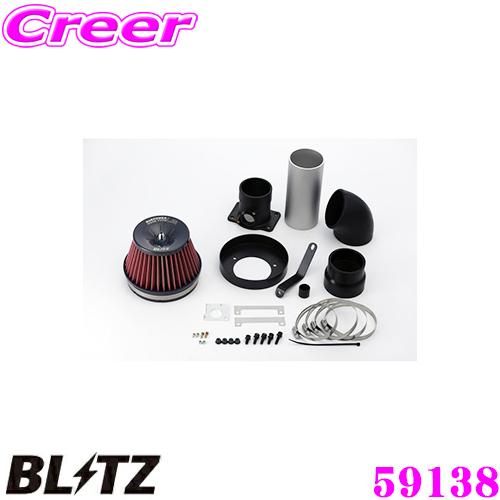 BLITZ No.59138 SUS POWER CORE TYPE LM-RED スバル インプレッサ WRX 