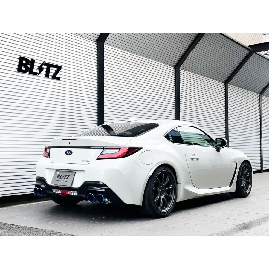 ブリッツ NUR-SPEC CUSTOM EDITION VSR 63205V トヨタ ZN8 GR86 / スバル ZD8 BRZ 車検対応 ストレート構造 SUS304 チタンカラー｜creer-net｜02