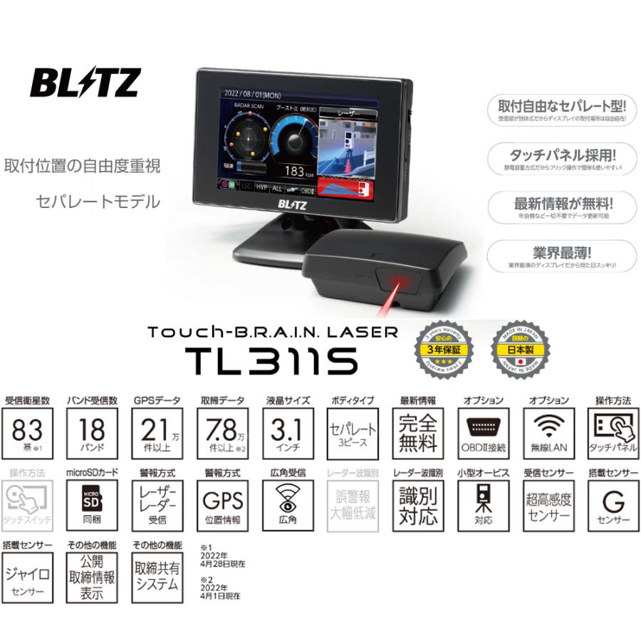 在庫あり即納!!】ブリッツ レーザー&レーダー探知機 OBDIIアダプター 無線LAN SDカード TL311S + OBD2-BR1 + BWSD16-TL311Sセット :blitz-tl311s-set5:クレールオンラインショップ - 通販 - Yahoo!ショッピング 在庫あり即納!!】ブリッツ レーザー&レーダー探知機 OBDIIアダプター 無線LAN SDカード TL311S + OBD2-BR1 + BWSD16-TL311Sセット :blitz-tl311s-set5:クレールオンラインショップ - 通販 - Yahoo!ショッピング
