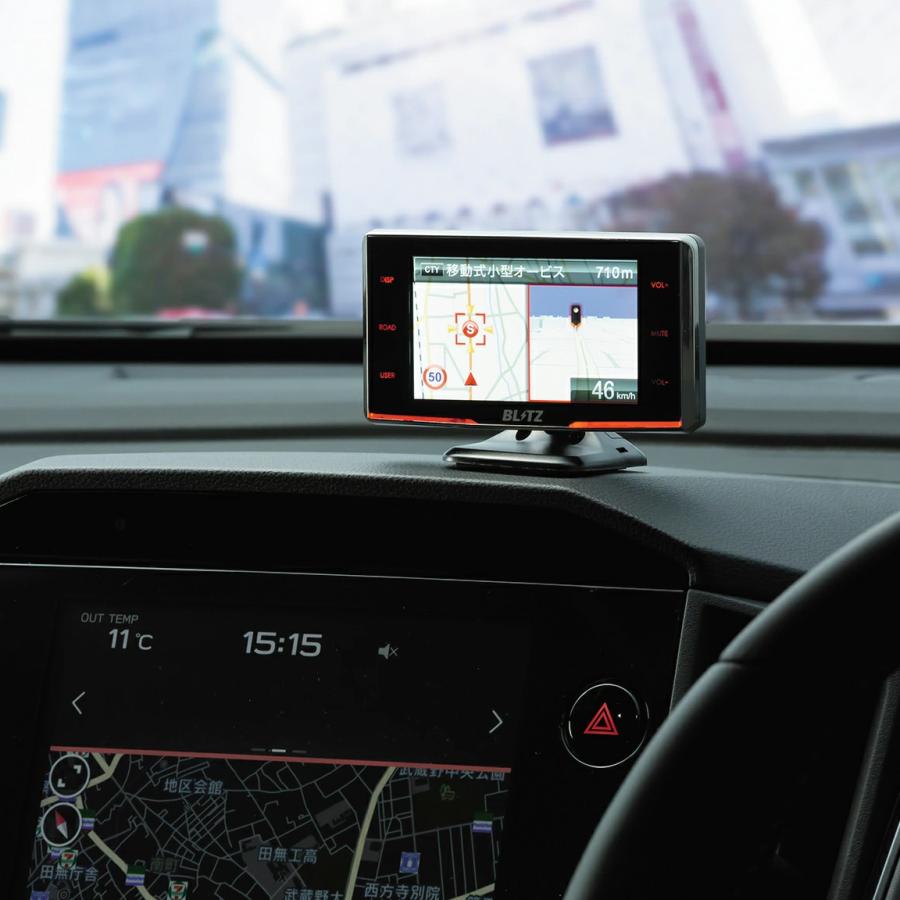BLITZ TL313R OBD2カプラー付き 新型レーザー式 レーダー探知機