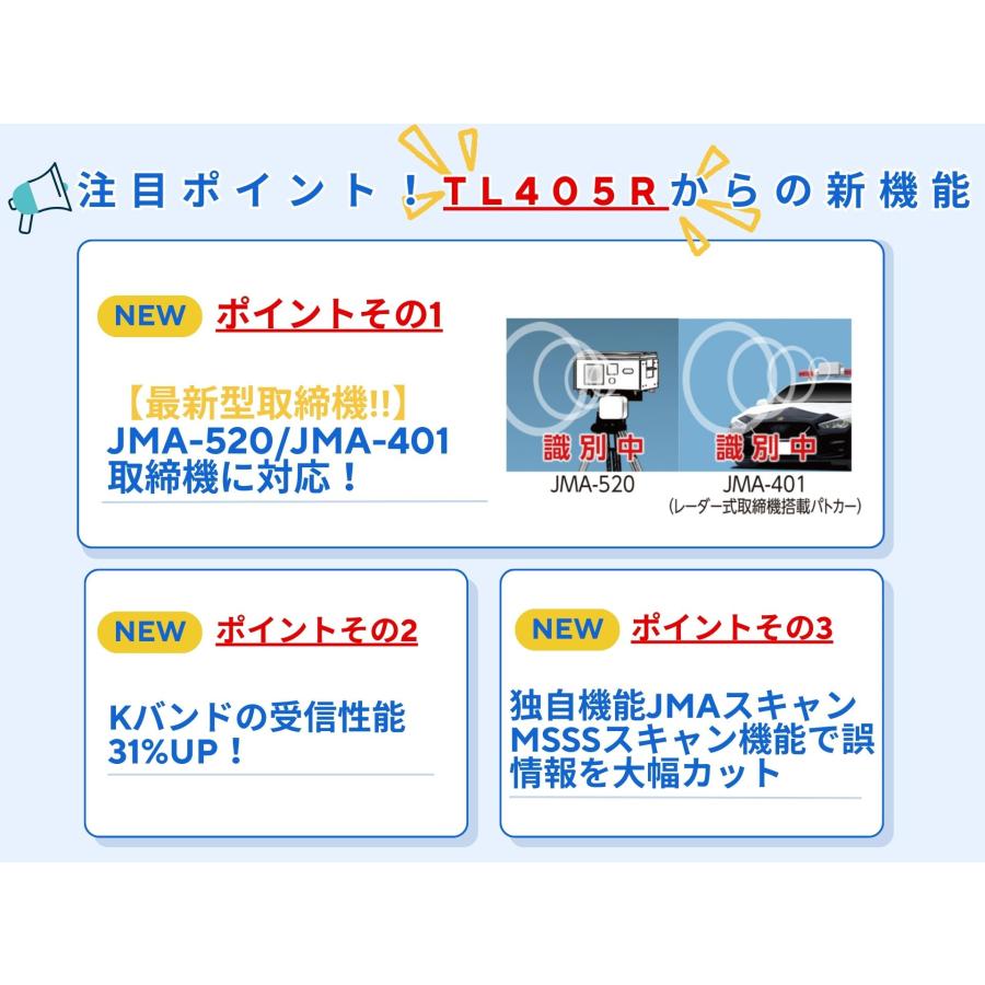 BLITZ（ブリッツ） 【JMA-600(NTG-962) 最新取締機に対応! 】ブリッツ