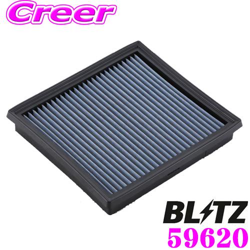 BLITZ ブリッツ WT-161B No.59620 トヨタ 80系 ハリアー / 50系 RAV4 / レクサス 10系 RX350 等用 パワーエアフィルターLM | BLITZ