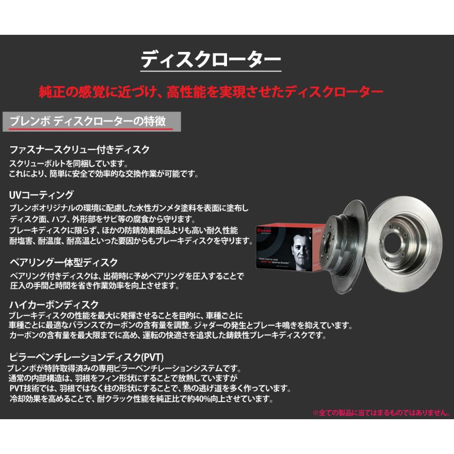 ブレンボ brembo 09.A761.11 ディスクローター ブレーキローター フロント用(2枚) BMW MR16 SY16 ZN16 ミニ ブレーキディスクの画像
