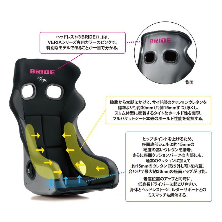 BRIDE（ブリッド） H02VSF フルバケットシート XERO CS VERIA ブラック