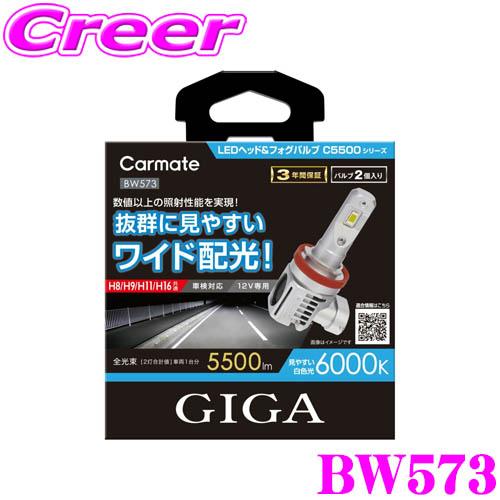カーメイト（CARMATE） BW573 GIGA LEDヘッド&フォグバルブ C5500