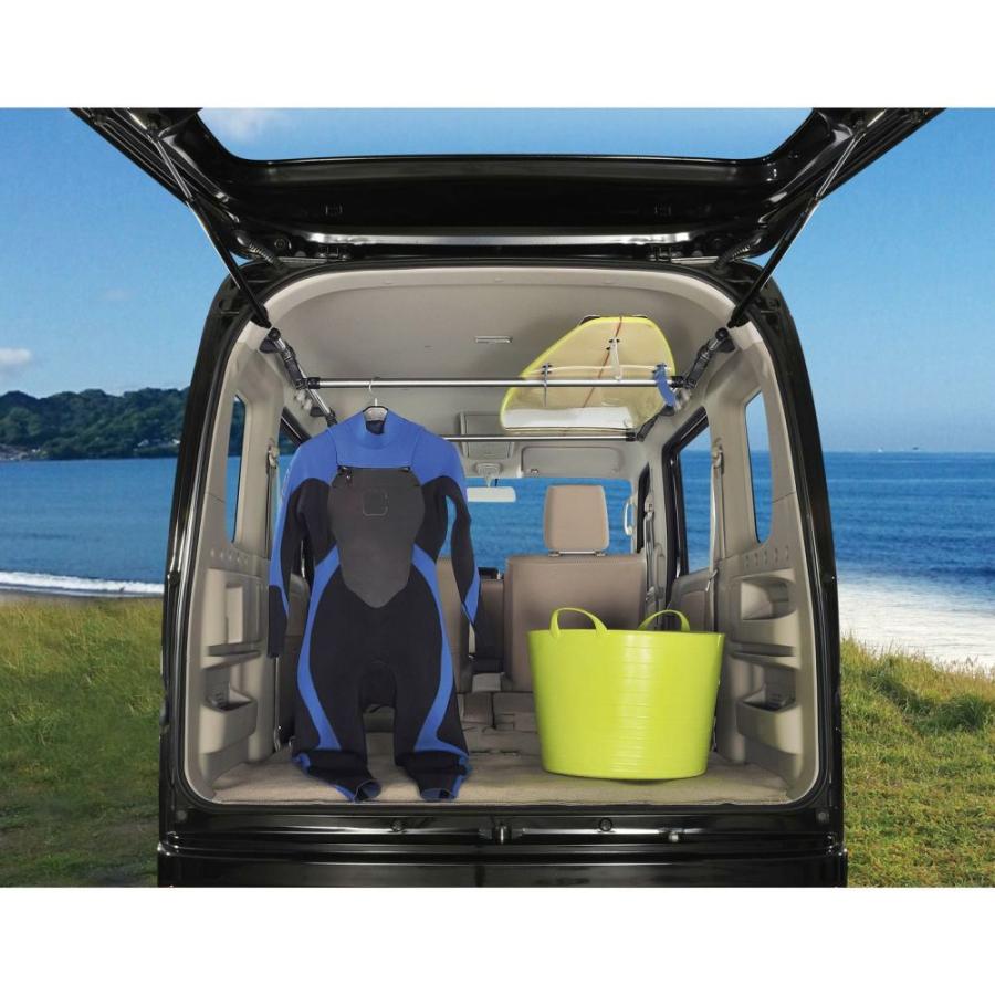 コンパクトカー向けサイドバー【120cm】車内のデッドスペースを