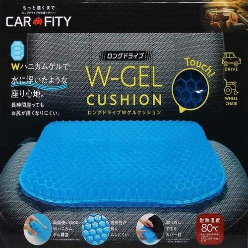 コジット ロングドライブ Wゲルクッション 車 シート 腰 背中クッション 運転席 助手席 後部座席 Wハニカムゲル構造 |  | 01
