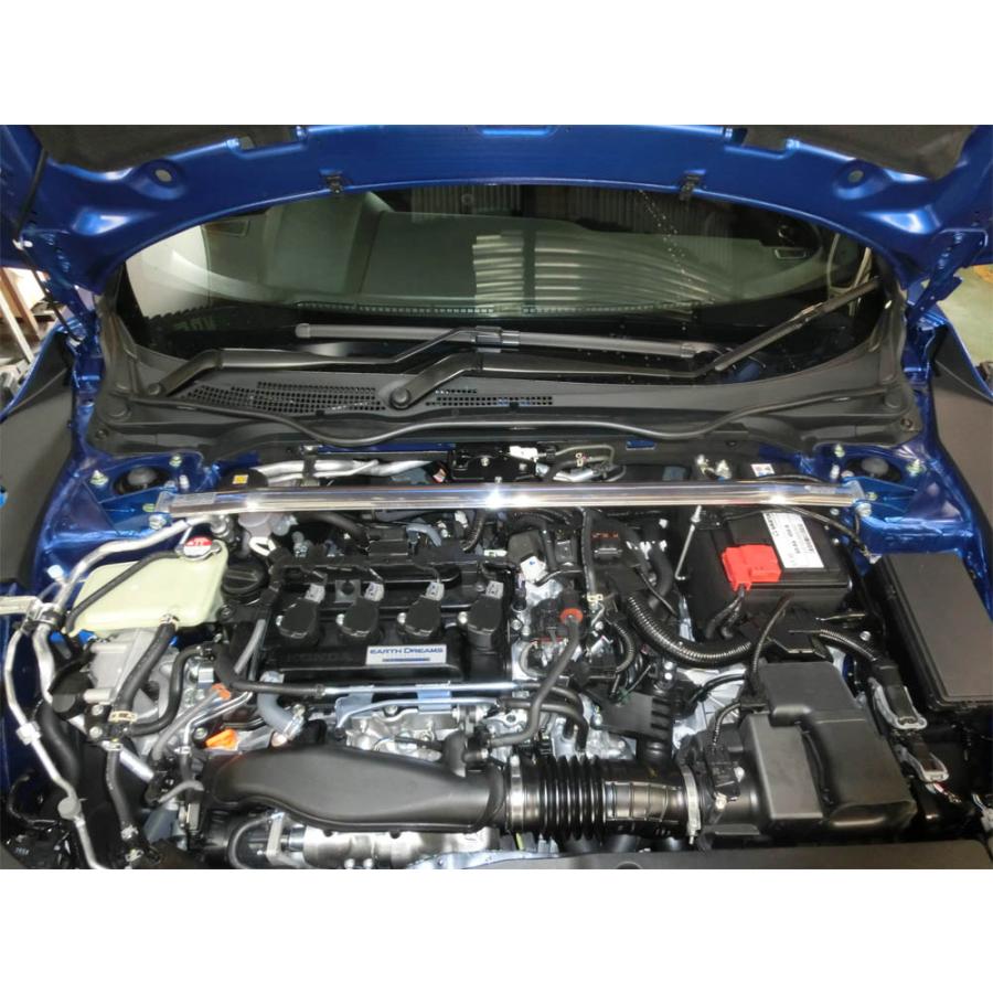 クスコ ストラットタワーバー 3C3540A オーバルシャフト・ストラットバー Type OS FK7 シビック シビックハッチバック フロント用 | クスコ | 01