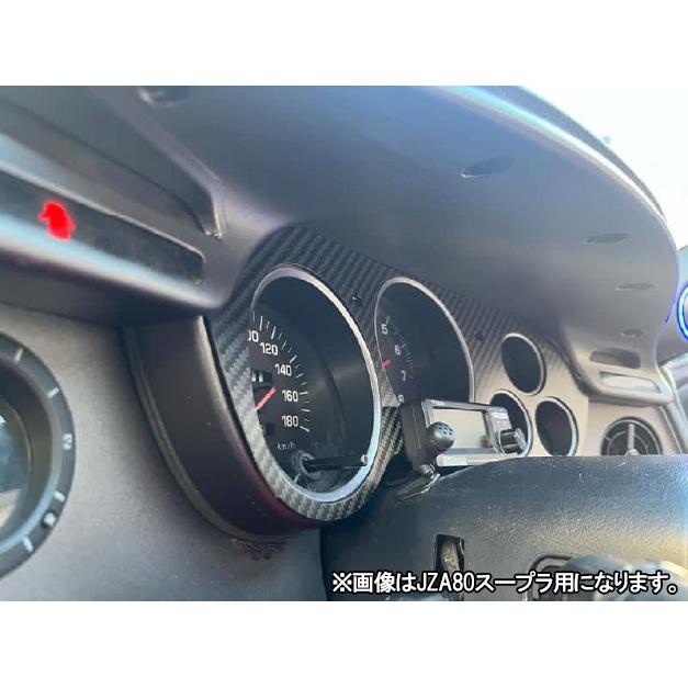サイバーストーク CMP-34B カーボンメーターパネル 日産 R34 GT-R 内装 ドレスアップ ブラック | CYBER STORK | 03
