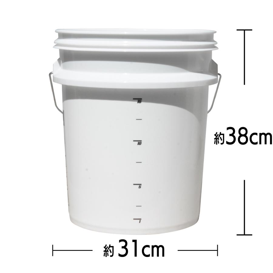 DETAIL GUARDZ ディテールガーズ オリジナルバケツ 20L ホワイト 日本