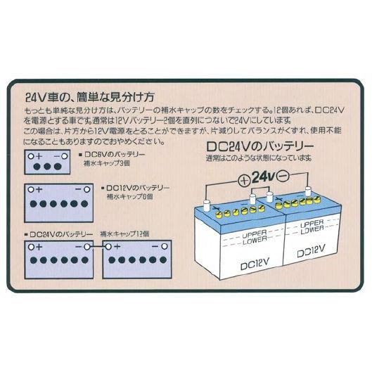 CELLSTAR（セルスター） DC24V→DC12Vコンバーター（デコデコ） DC512