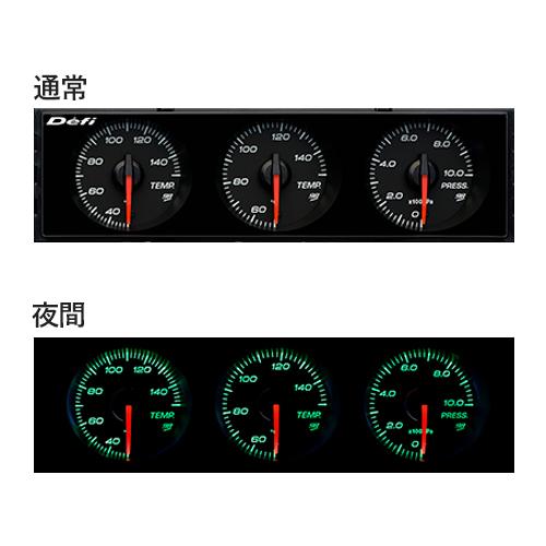 defi 3連メーター