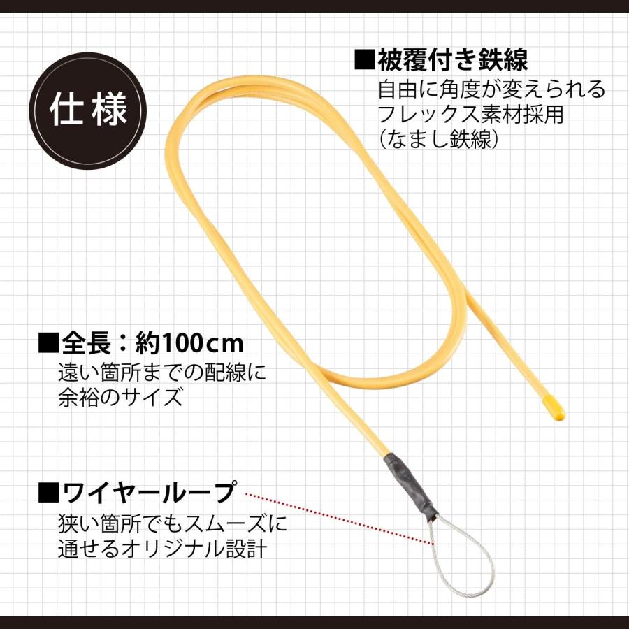 amon（エーモン） エーモン工業 1161 配線ガイド遠い箇所や狭い箇所で