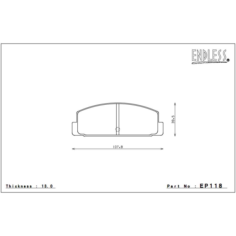 エンドレス｜SR01｜ブレーキパッド│RX-7 FD3S│フロント リア│1台分 Amazon | エンドレス (ENDLESS) ブレーキパッド【 SR01 】(リア