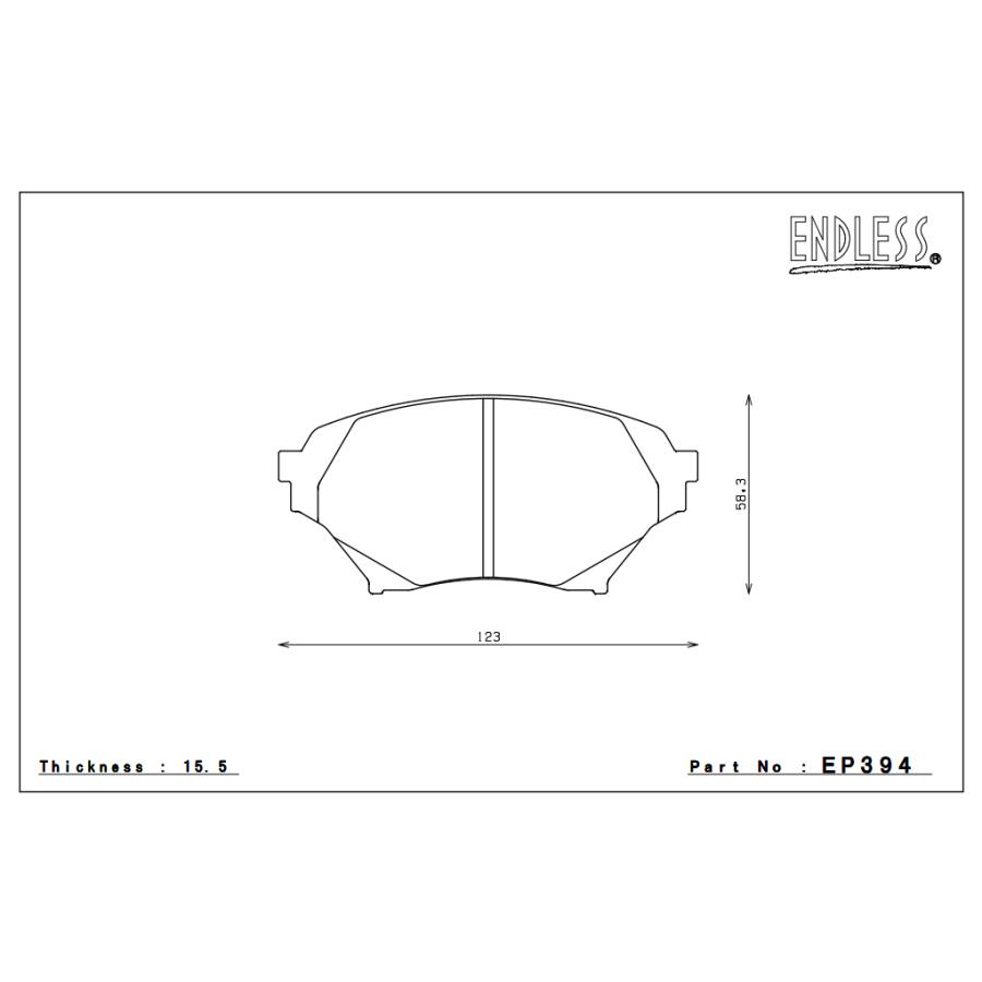 ENDLESS（エンドレス） ENDLESS EP394SR01 ブレーキパッド SR01 NB6C